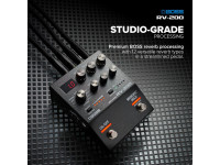 <b>BOSS RV-200 Pedal REVERB Digital Nível Profissional 32-bits 96kHz</b> <b>BOSS RV-200 Pedal REVERB Digital Nível Profissional 32-bits 96kHz</b>